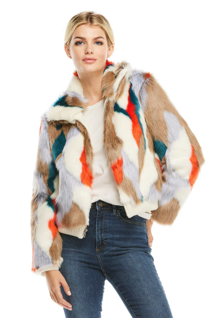 Apres Ski Faux Fur Bomber Jacket