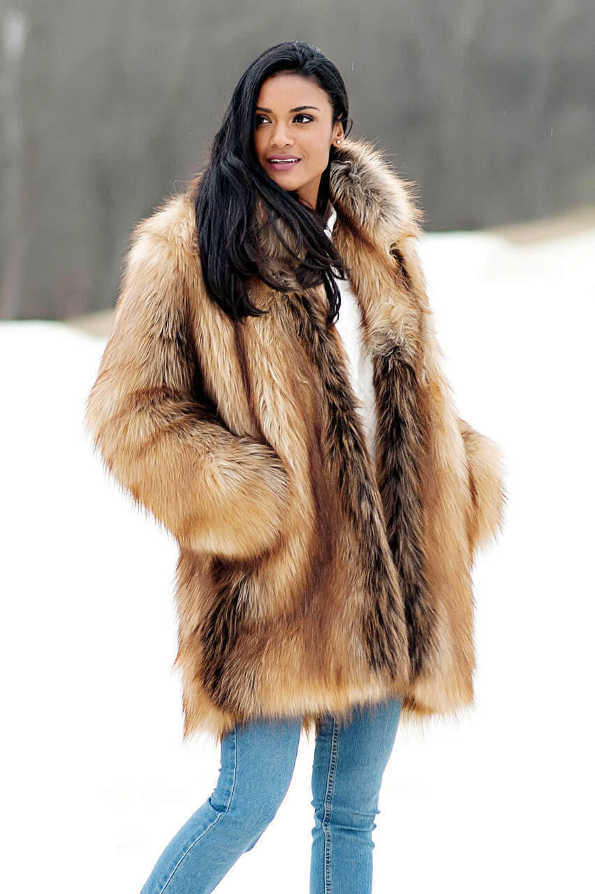 RANDEBOO／Melt fake fur coat | www.carmenundmelanie.at