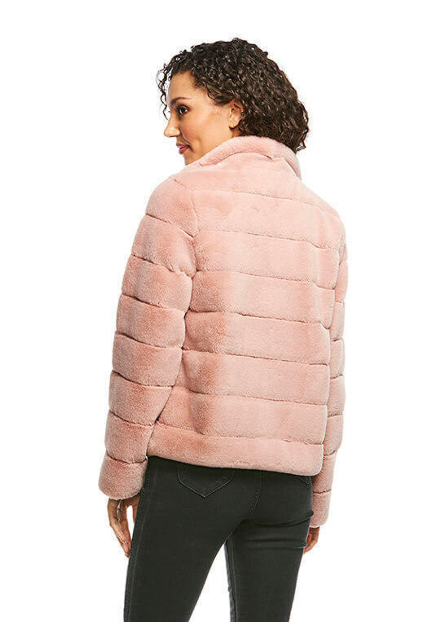 Mauve Mink Faux Fur Perfect Little Jacket SALE Fabulous-Furs