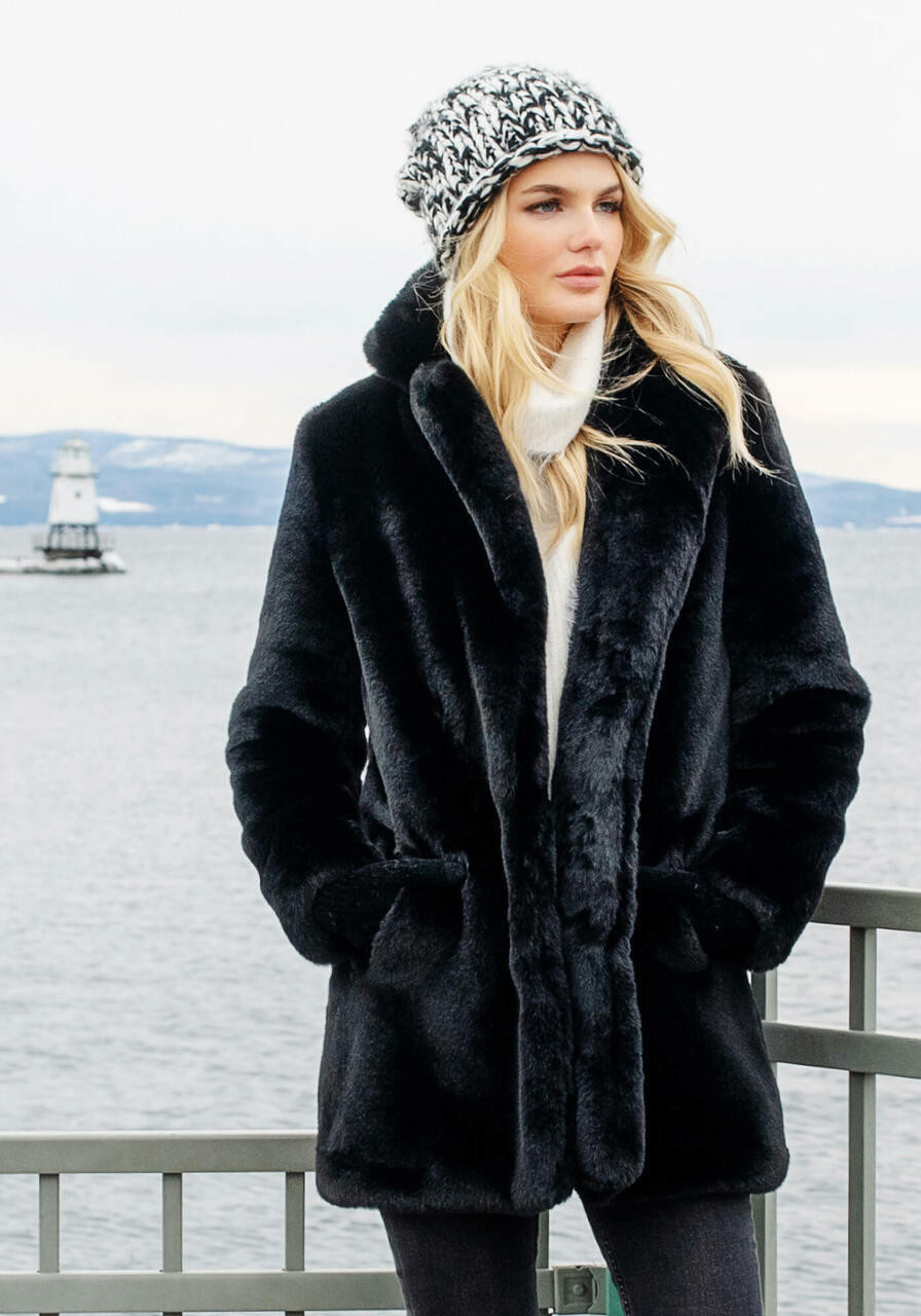 Black Winter Coat, Womens Black Winter Coat