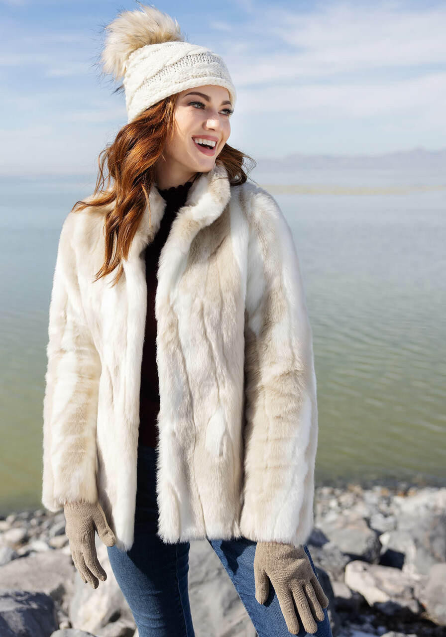 Winter Rabbit Faux Fur Favorite Jacket Gifts