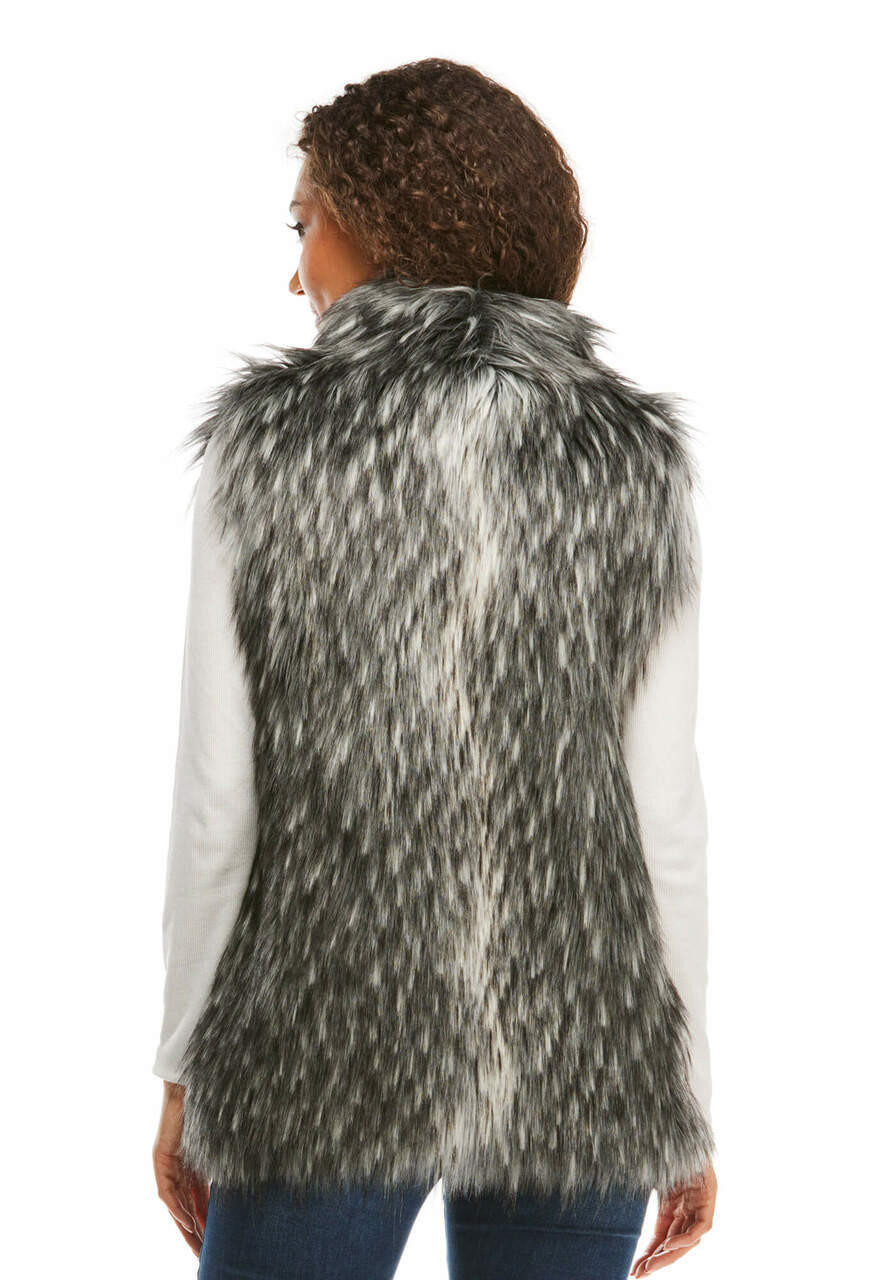 Smokey Fox Faux Fur Hook Vest Collections Fabulous-Furs