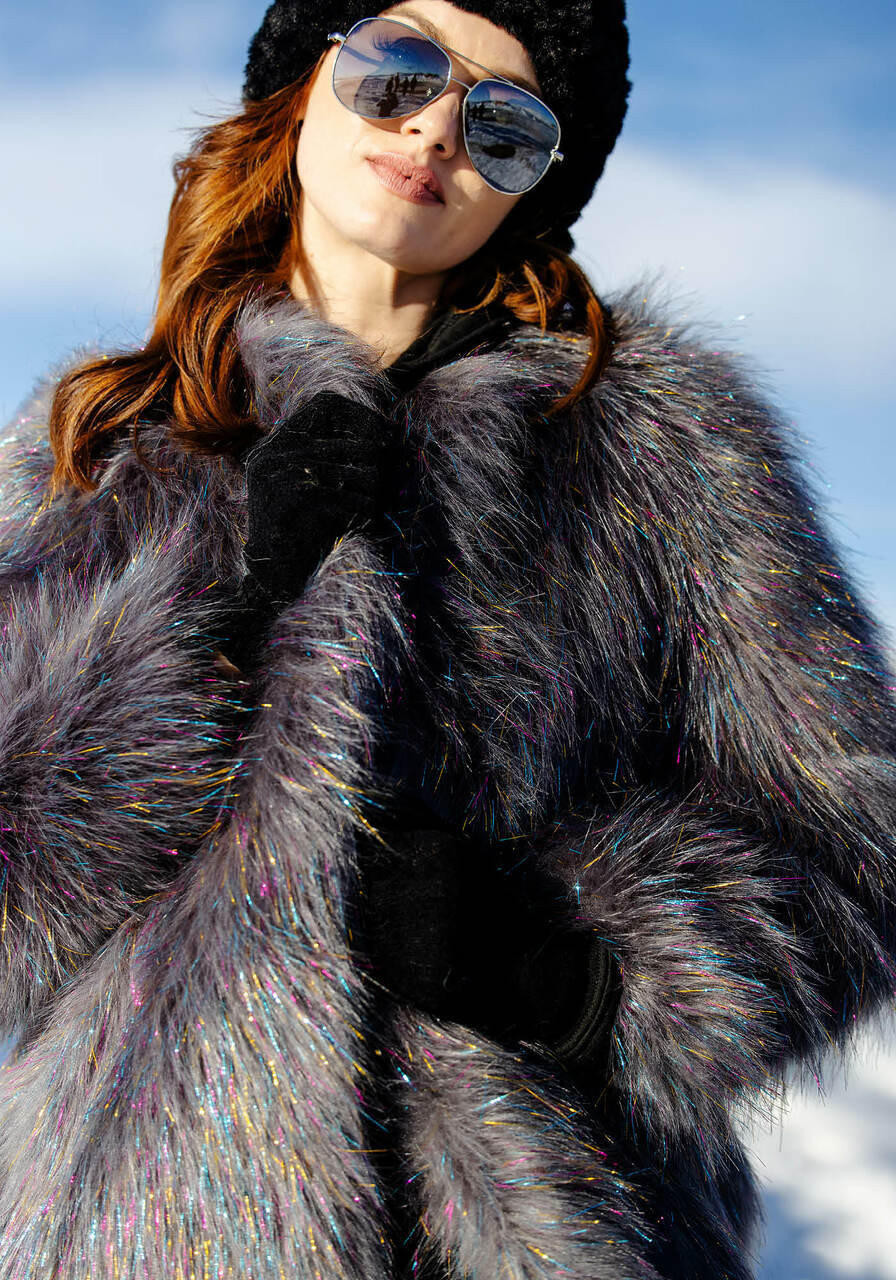 Fabulous Furs Donna Salyers' Tres Mink Stroller Coat