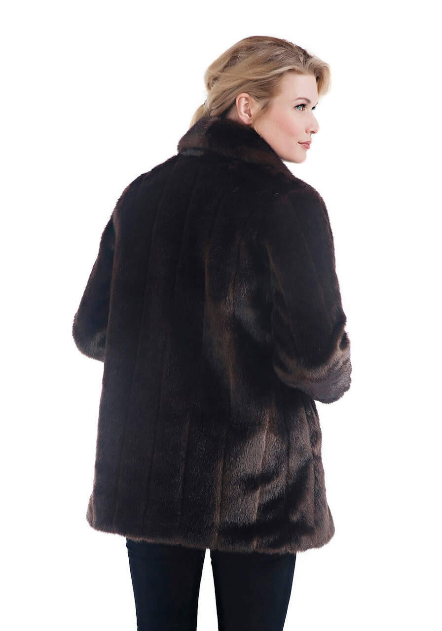 Sable Signature Knee-Length Faux Fur Coat | ubicaciondepersonas.cdmx.gob.mx