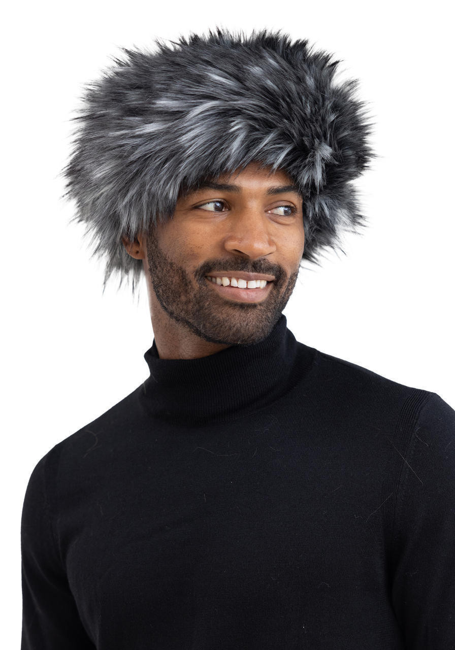 Men's Smokey Fox Faux Fur Russian-Style Hat