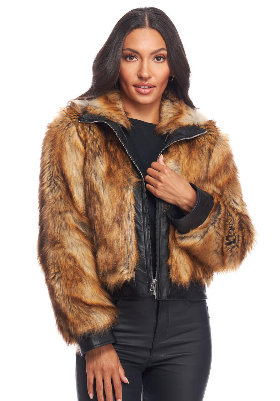 Bomber Collar Mink Jacket - Ready to Wear