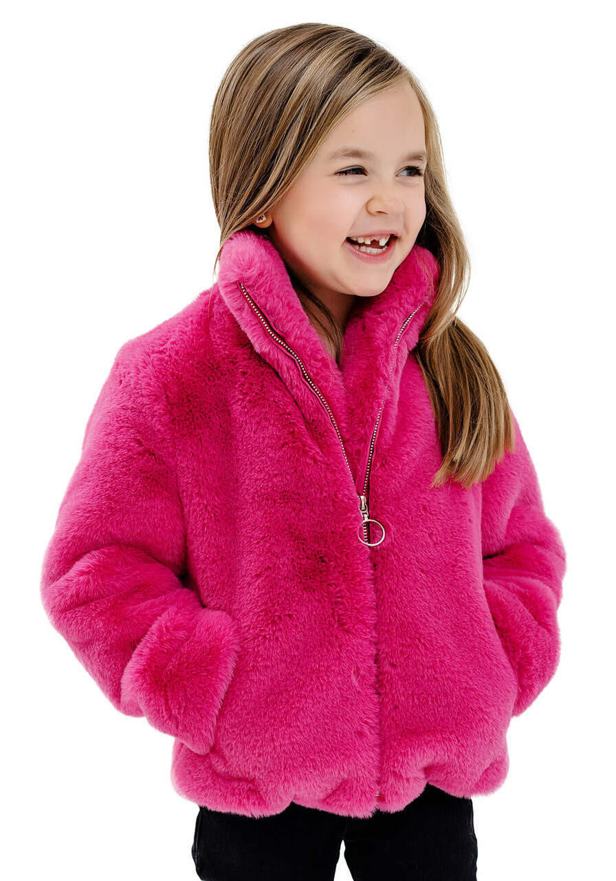 Buy Kids Baby Girls Autumn Winter Faux Fur Coat Jacket Thick Warm Outwear  Clothes Online at desertcartINDIA