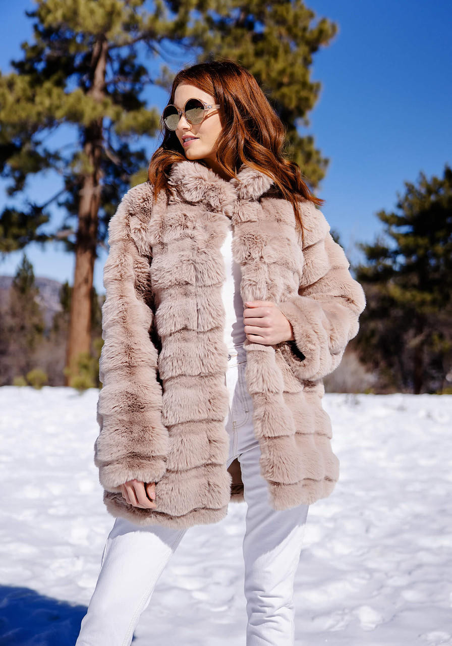 Faux Fur Reversible Coat