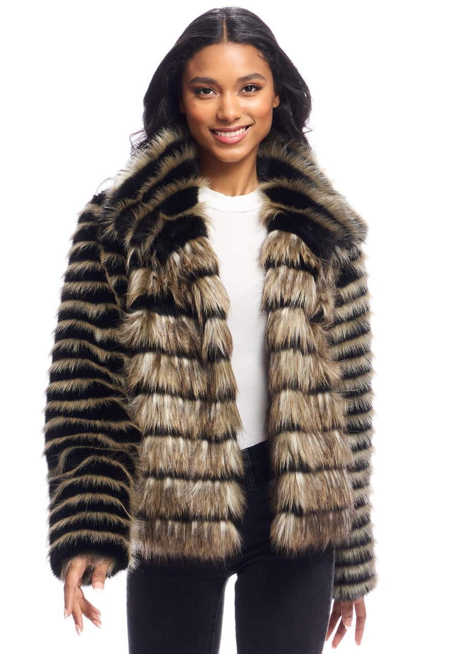 Front Row Faux Fur Fox Jacket Fabulous Furs