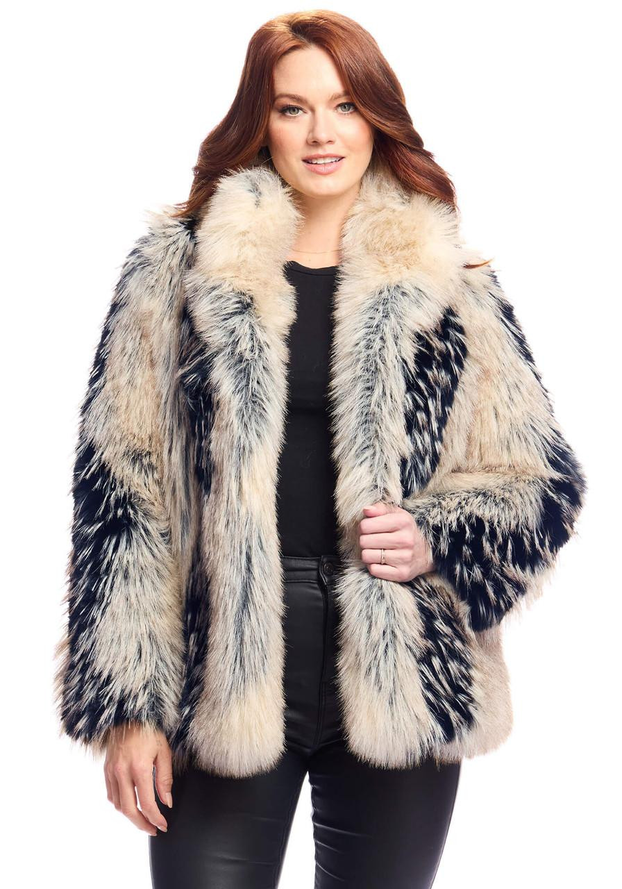 美品✨定価30万 フォクシー スノーミスト ウールジレ フォックスファー フリー Citra | Luxury Top Scandinavian Silver Fox Fur Coat With Εxtra