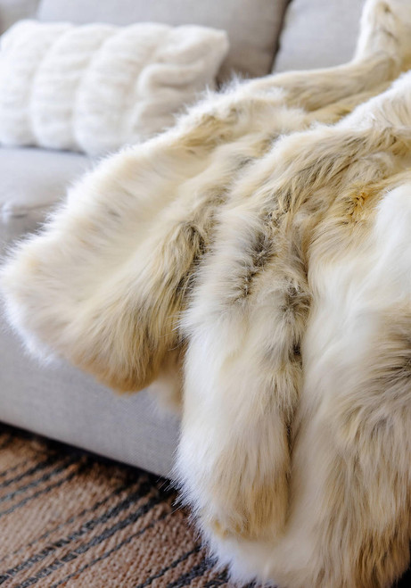 Fabulous-Furs Limited Edition Arctic Fox Faux Fur Throws 