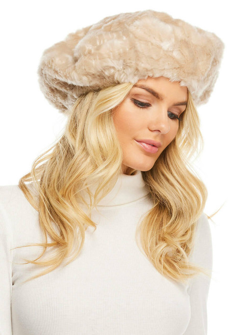 Fabulous-Furs Vintage Persian Lamb Faux Fur Tam 