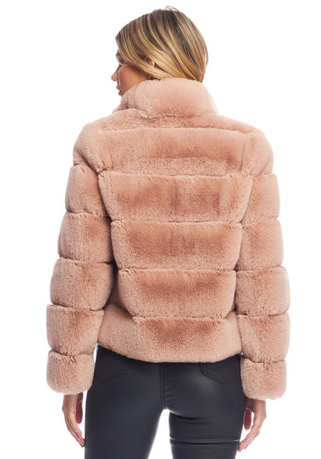  Blush Faux Fur Posh Jacket 