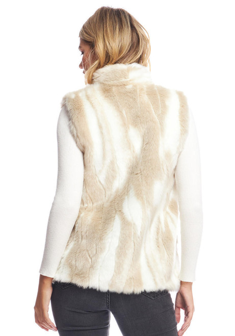  Winter Rabbit Faux Fur Hook Vest 