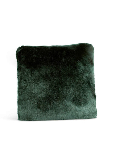 Fabulous-Furs Couture Collection Emerald Mink Faux Fur Pillows 