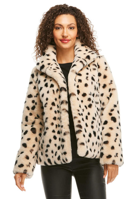 Fabulous-Furs Wild Cheetah Faux Fur BFF Jacket 
