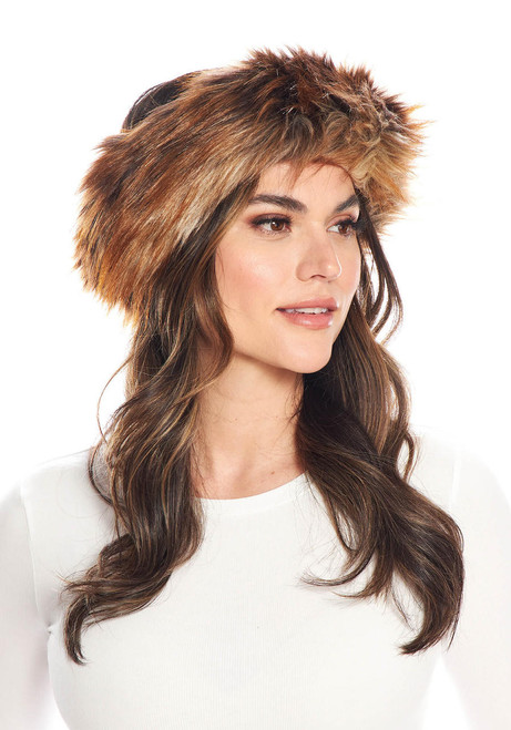  Red Fox Faux Fur Halo Headband 