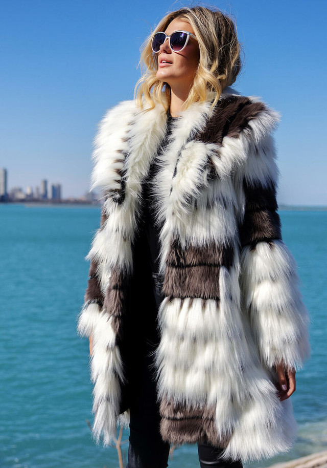 faux fur shawl collar dressing gown