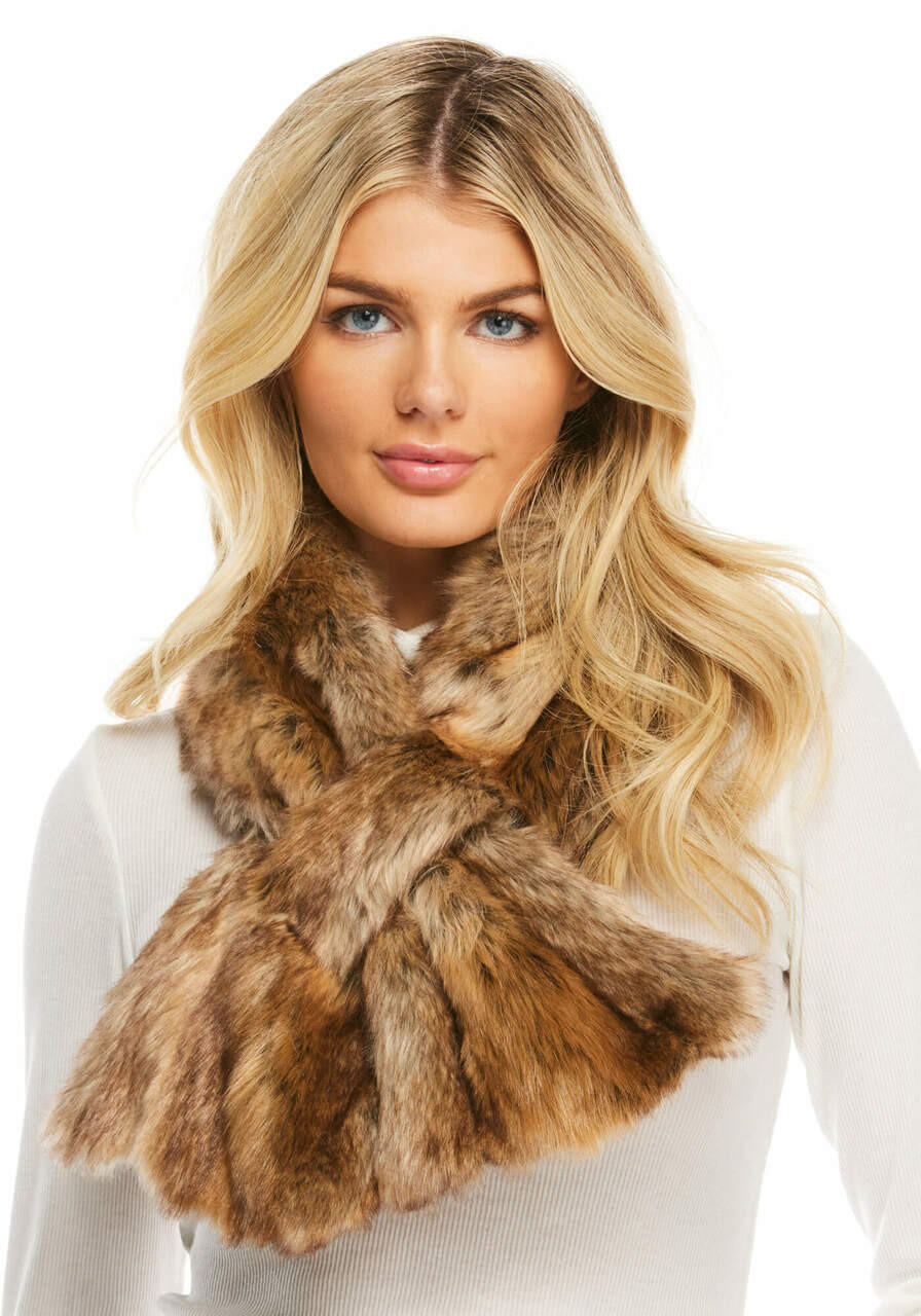 小物 OUR LEGACY FLOSS SCARF Black Fake Fur our0254004_blk_00.jpg