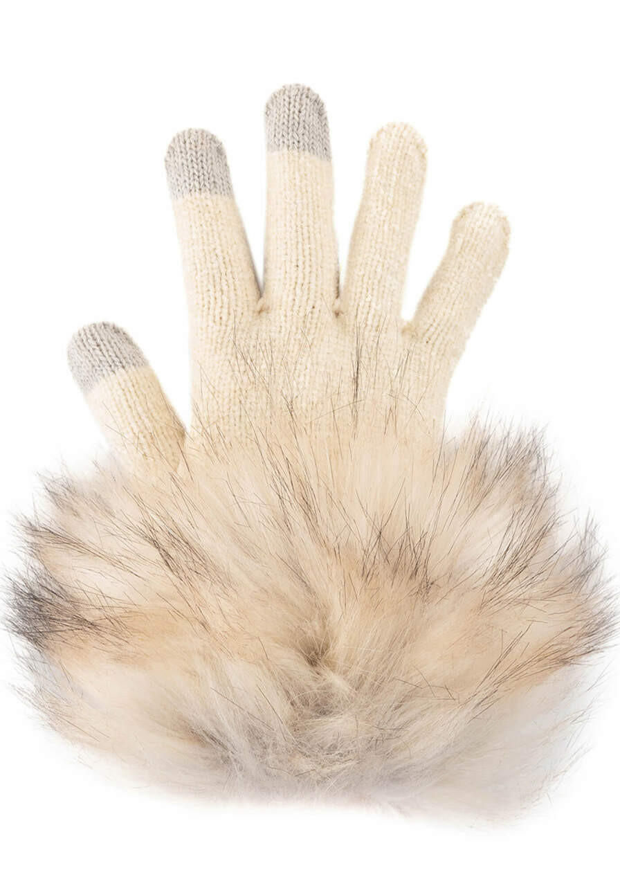 Donna Salyers Fabulous Furs Cable Knit Oversized Pom Hat, Women's, Size: One size, White