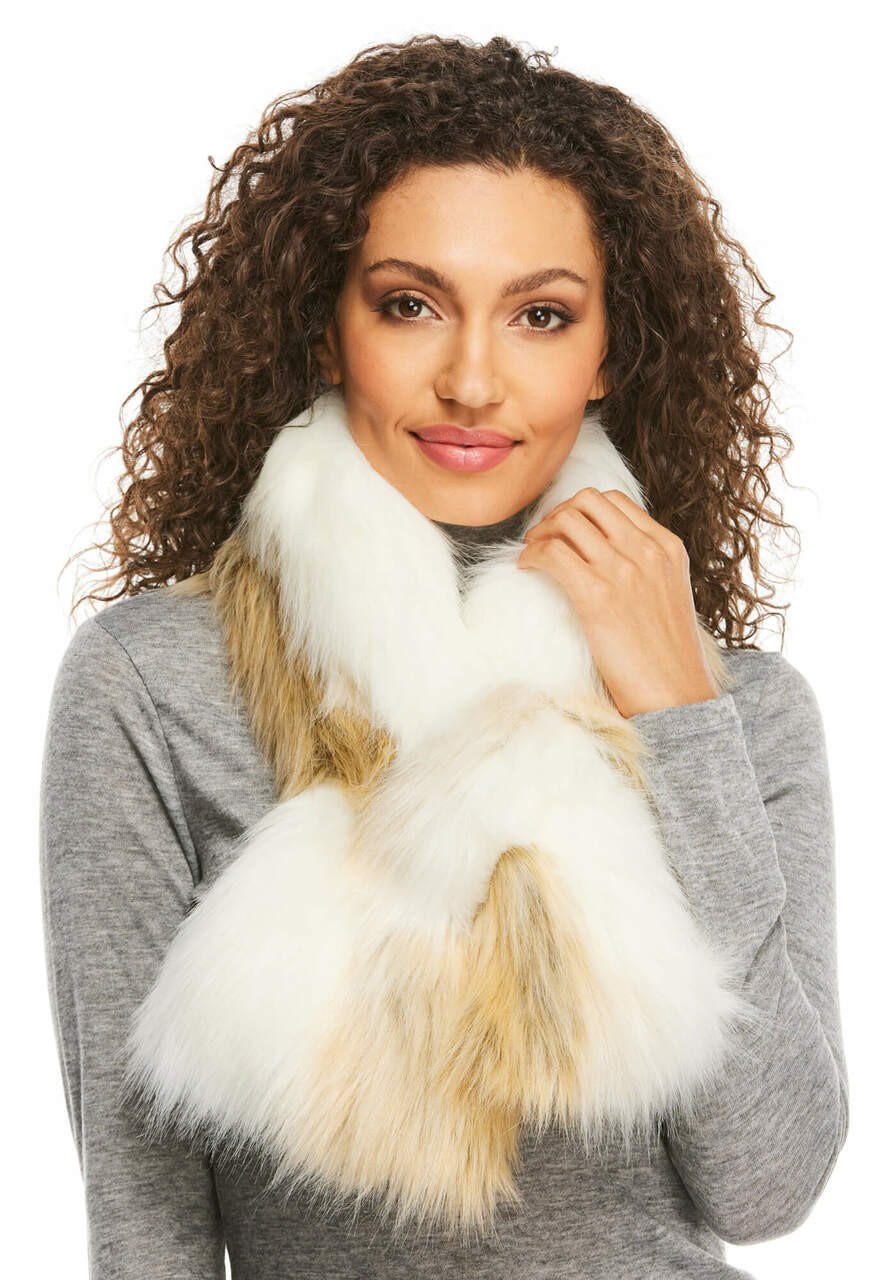 Smokey Fox Faux Fur Loop Scarf Collections Fabulous-Furs