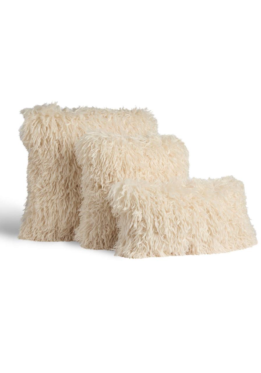 ☆BADBLOOD☆ Fur Pillow Large Shopper Bag Cream Better Homes & Garden 22
