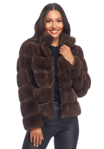 Buy Aofur New Winter Jacket Women New Long Parka Coat Thick Faux Fur Casual  Outwear Military Hooded Warm Fur Coat (Small, Black) at Amazon.in