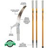 Notch 18' Fiberglass Pole Saw Set