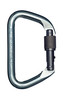 SMC Large Steel Locking D Carabiner