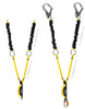 Petzl ABSORBICA Y TIE-BACK Double Lanyard with Energy Absorber