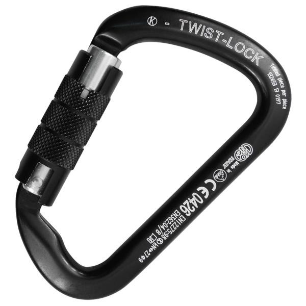 KONG Big D Carabiner – Anodized Multi-Use Carabiner For Climbing, Belaying & Gear Organization