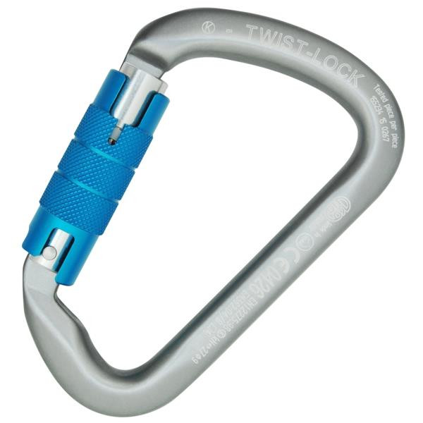 KONG Big D Carabiner – Anodized Multi-Use Carabiner For Climbing, Belaying & Gear Organization