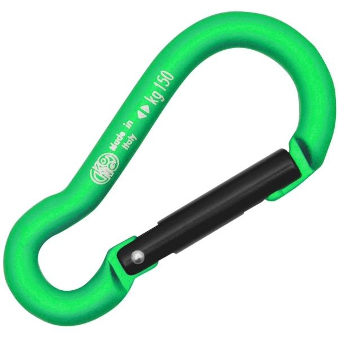 Kong Mini Pear Straight Gate Aluminum Carabiner