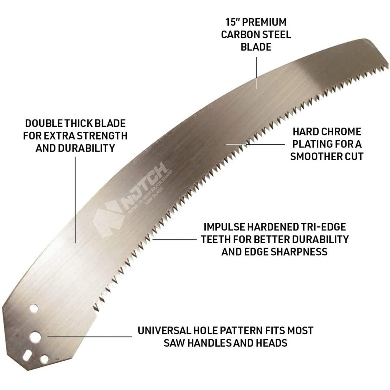 Notch 18' Fiberglass Pole Saw Set