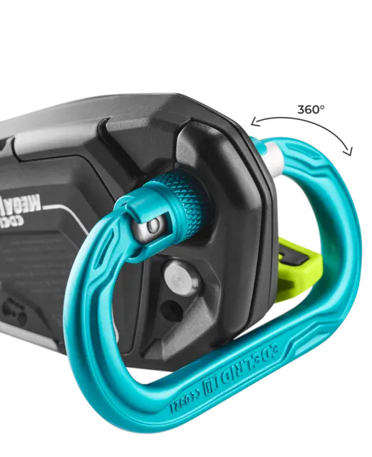 Descendeur De Rappel EDELRID Bud 8 - Pour Cordes Simples De 7.8 à 12mm, Fiable Et Simple D'utilisation Pour L'escalade Et La Via Ferrata - 8