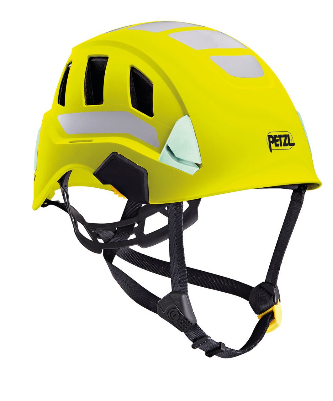 Lightweight, ventilated high-visibility helmet