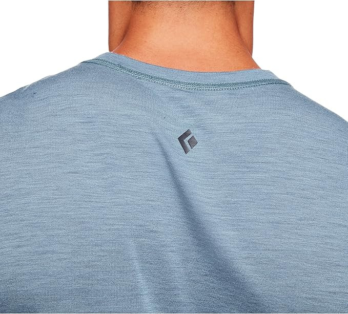 Black Diamond Men's Flux Merino Tee - XL Storm Blue**CLOSEOUT**