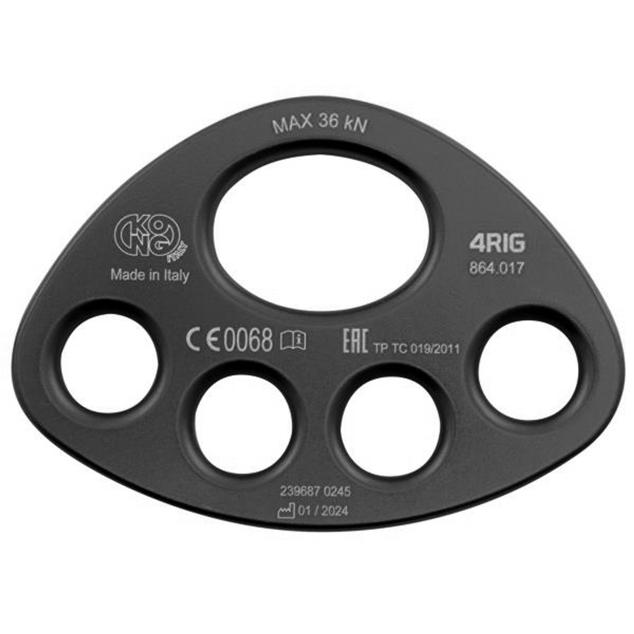 Kong 4Rig Alu Alloy Black