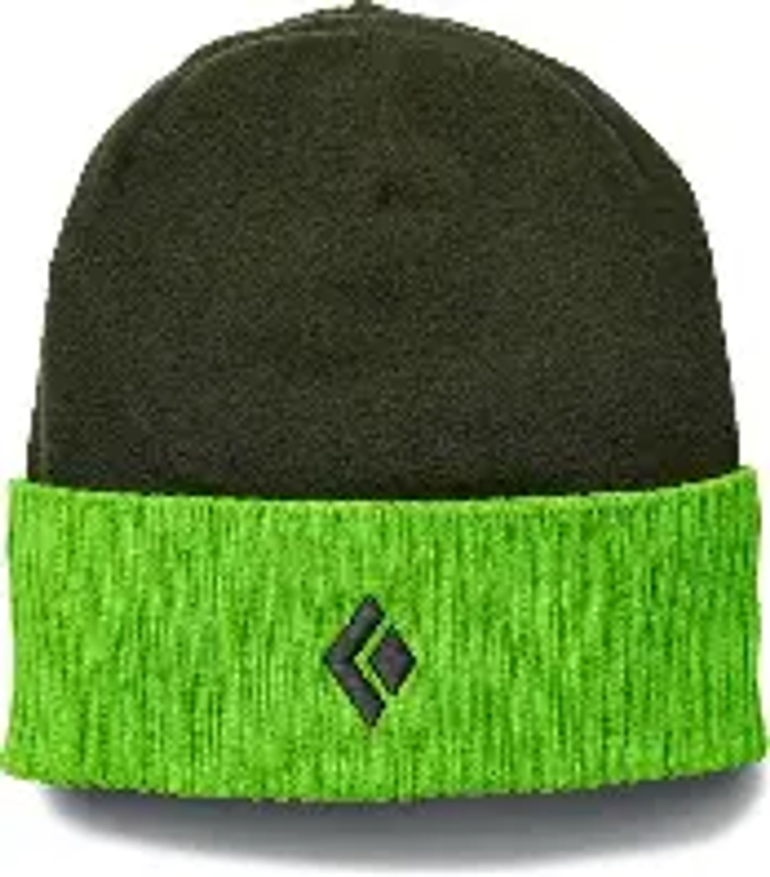 Black Diamond Fleece Beanie Lime Green/Mountain Forest **CLOSEOUT**