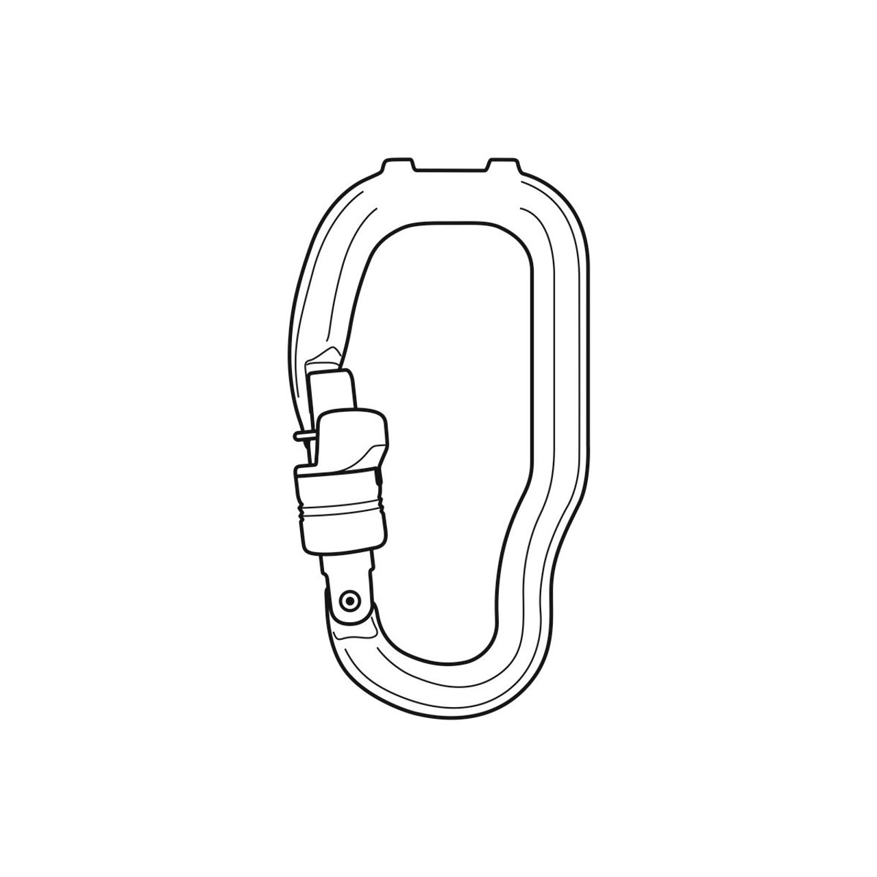 Petzl Carabiner for Trac Guide Trolley