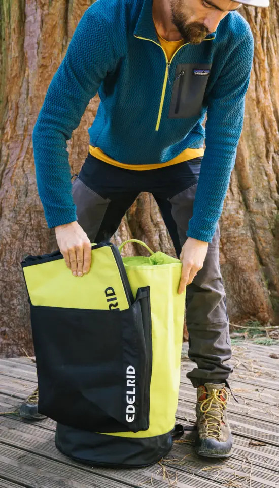 EDELRID Toolbag – 30 Liter, Aus Robustem Planenstoff, Mit Gepolsterten Trägern & Flexiblen Fächern Für Werkzeuge Oder Fotoobjektive