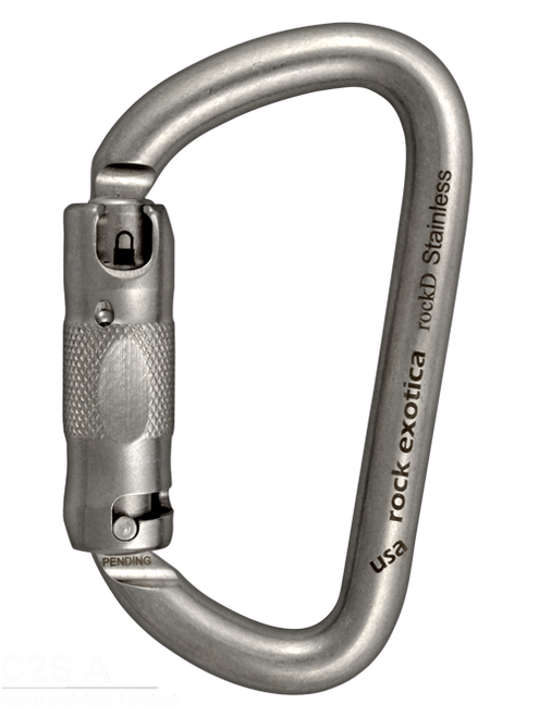 Rock Exotica rockD Stainless Carabiner