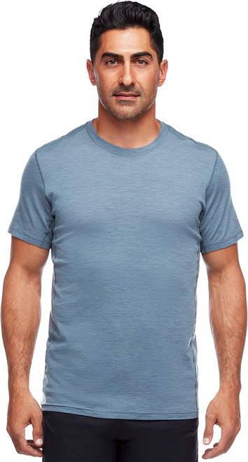 Black Diamond Men's Flux Merino Tee - XL Storm Blue**CLOSEOUT**