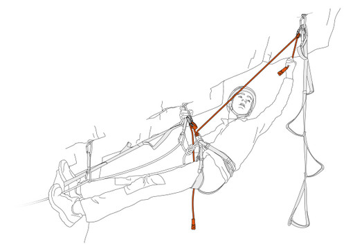 Petzl Lanyad DUAL EVOLV ADJUST BLUE