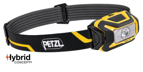 Petzl Aria 1R Headlamp Black/Yellow