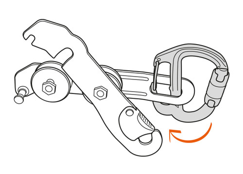 Petzl FREINO Z Locking Carabiner