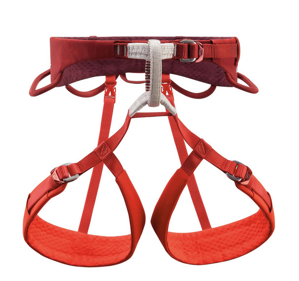 PETZL Harness ADJAMA DARK RED XL
