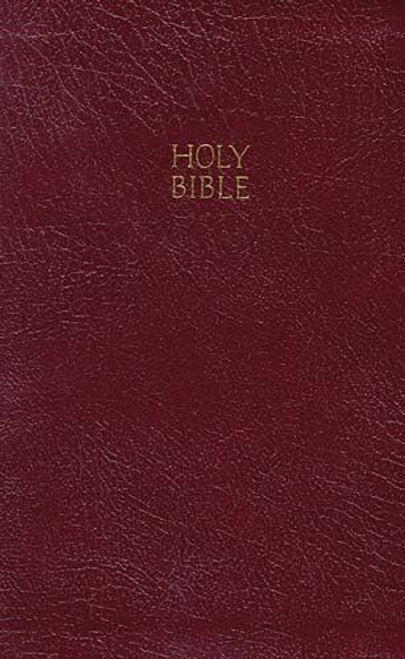 KJV Compact Bonded Leather Burgundy