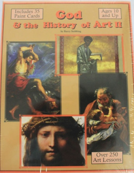 God and the History of Art - 2 volumes + Paint Cards + Post Cards - Barry Stebbing - Spiral Bound