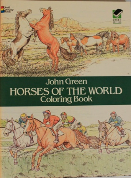 Horses of the World Colouring Book - John Green - Softcover